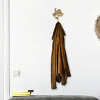 5" Gold Cast Iron Snail Wall Hook