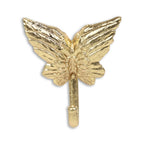 5" Gold Cast Iron Butterfly Wall Hook