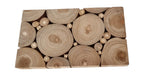 Natural Tree Stump Slice Teak Reclaimed Wood Decorative Wall Panels