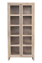 42" Ivory Solid Wood Accent Cabinet With Two Doors