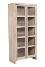 42" Ivory Solid Wood Accent Cabinet With Two Doors