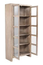 42" Ivory Solid Wood Accent Cabinet With Two Doors