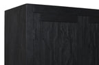 36" Graphite Solid Wood Accent Cabinet With Two Doors