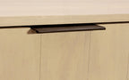 56" Natural Solid Wood Six Drawer Dresser