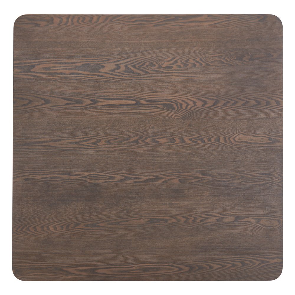 79" Espresso Solid Wood Cross Leg Base Dining Table