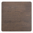 79" Espresso Solid Wood Cross Leg Base Dining Table