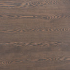 79" Espresso Solid Wood Cross Leg Base Dining Table