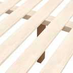 Natural Wood Queen Bed Frame