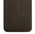 108" Dark Brown Distressed Solid Wood Sideboard Soft Close with Six Doors