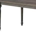 59" Gray Wood Dining Table