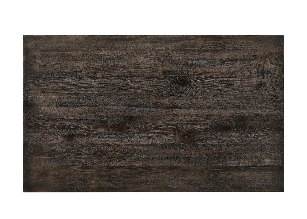 60" Gray Wood Dining Table