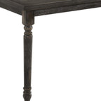 60" Gray Wood Dining Table