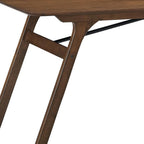 59" Walnut Wood Dining Table