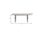 72" Natural Wood Double Pedestal Base Dining Table