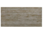 84" Gray Wood Double Pedestal Base Dining Table