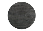 47" Gray Wood Round Top Dining Table