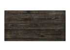 60" Gray Wood Dining Table