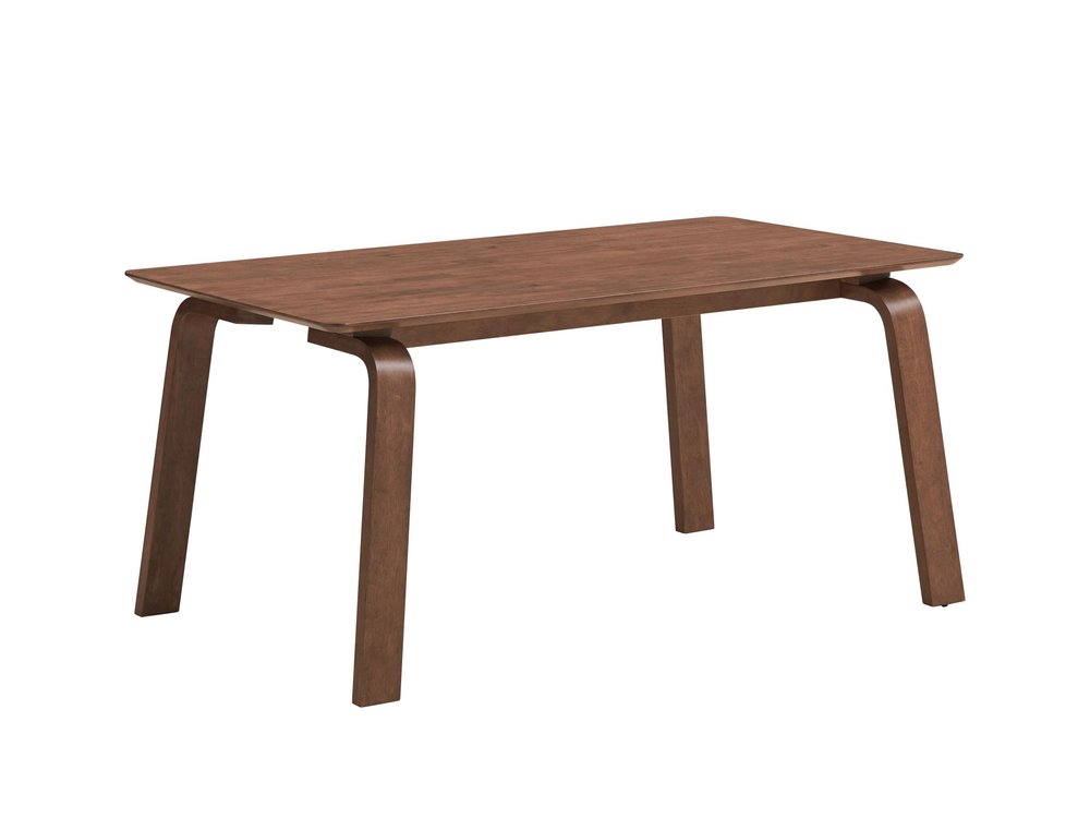 63" Walnut Solid Wood Dining Table