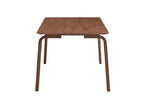 63" Walnut Solid Wood Dining Table