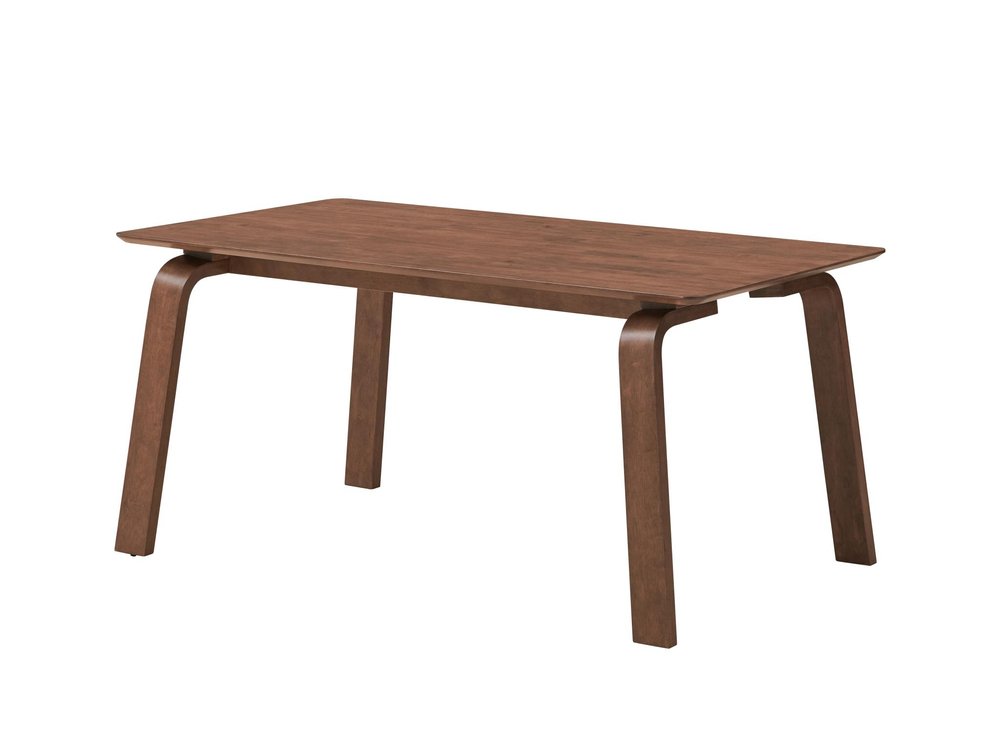 63" Walnut Solid Wood Dining Table