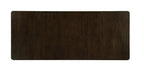 78" Walnut and White Wood Removable Leaf Double Pedestal Base Extendable Dining Table
