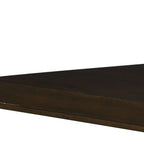 78" Walnut and White Wood Removable Leaf Double Pedestal Base Extendable Dining Table