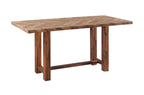 71" Brown Solid Wood Rectangular Bar Table