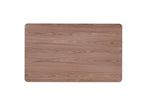 59" Walnut and Black Wood Dining Table