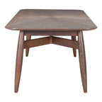 78" Espresso Solid Wood Dining Table