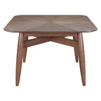 78" Espresso Solid Wood Dining Table