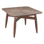 78" Espresso Solid Wood Dining Table