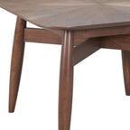 78" Espresso Solid Wood Dining Table