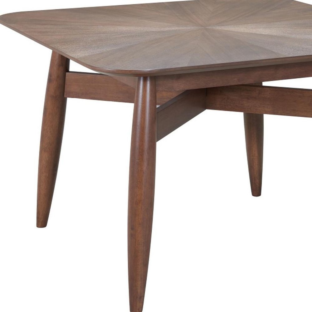 78" Espresso Solid Wood Dining Table