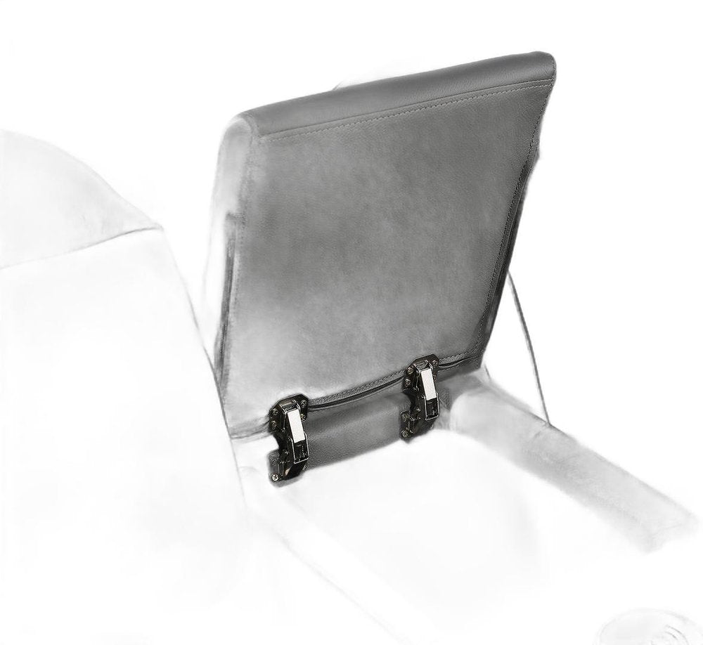 Three Piece Dark Gray Leather Six Person Seating Set
