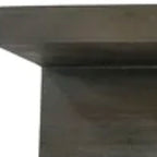 Set Of Two Brown Wood Wall Mounted Accent Shelves With Hooks
