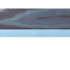 24" Blue And Natural Wood Agate Pattern Wall Mount Accent Shelf