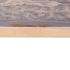 36" Gray And Natural Wood Agate Pattern Wall Mount Accent Shelf