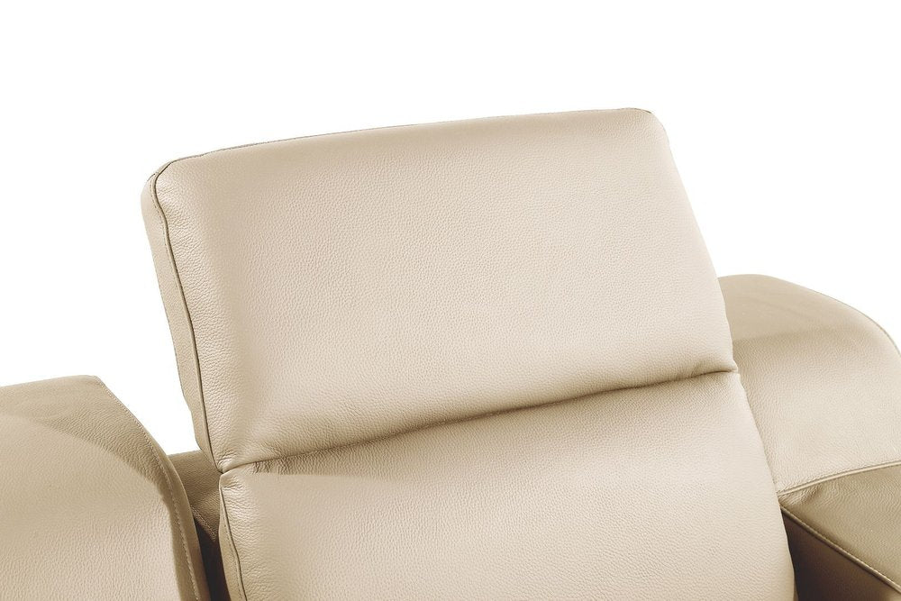 41" Black Italian Leather Wall Hugger Recliner With USB