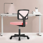 Black And Blue And Black Swivel Rolling Office Chair