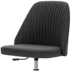 Pink and Silver Adjustable Height Swivel Rolling Office Chair