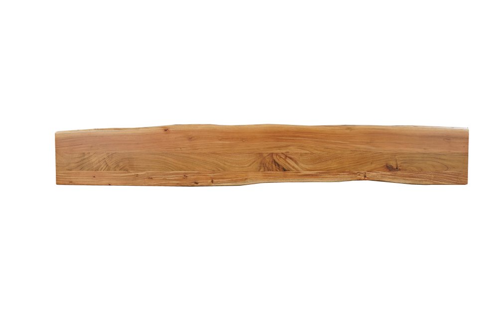 105" Natural Solid Wood Live Edge Dining Bench