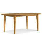 60" Oak Wood Dining Table