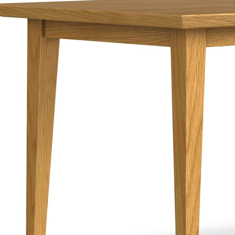 60" Oak Wood Dining Table