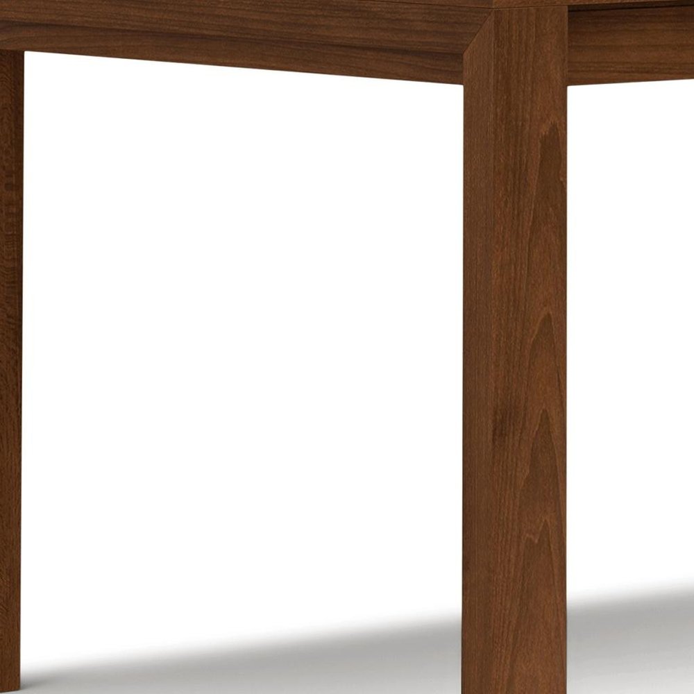 60" Walnut Wood Dining Table