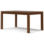 60" Walnut Wood Dining Table