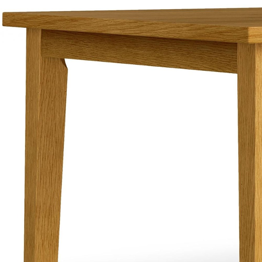 54" Oak Wood Square Dining Table