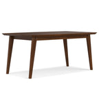 66" Walnut Wood Dining Table