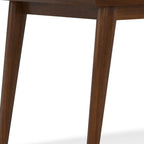 66" Walnut Wood Dining Table