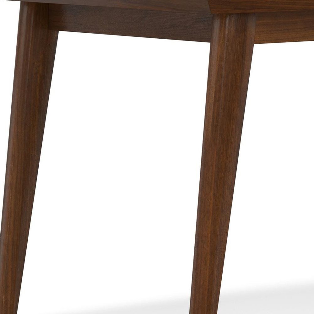 66" Walnut Wood Dining Table