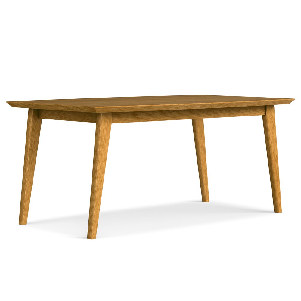 66" Walnut Wood Dining Table
